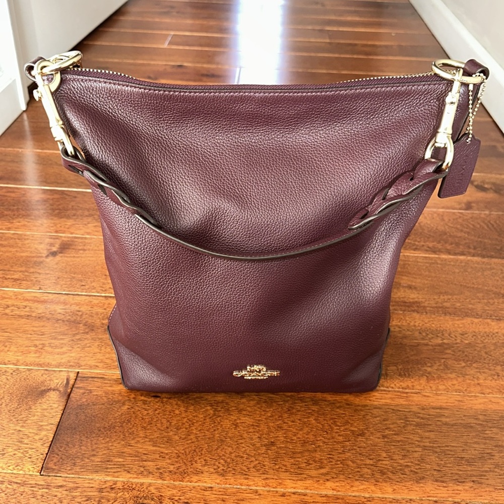 Coach Burgundy Shoulder Bag